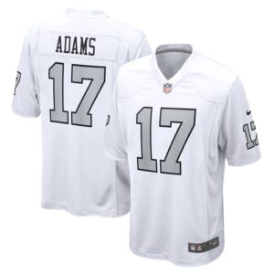 Davante Adams Las Vegas Raiders Nike Alternate Game Jersey - White- 49Native
