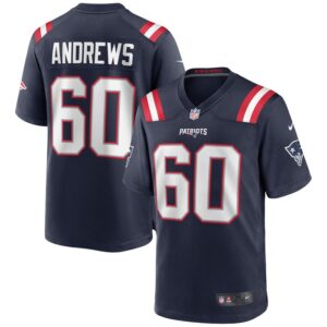 David Andrews New England Patriots Nike Game Jersey - Navy- 49Native