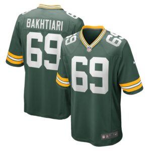 David Bakhtiari Green Bay Packers Nike Game Team Jersey - Green- 49Native