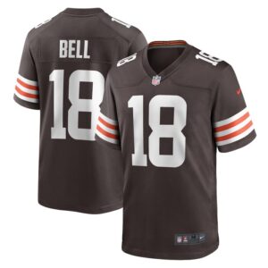 David Bell Cleveland Browns Nike Game Jersey - Brown- 49Native
