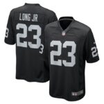 David Long Jr. Las Vegas Raiders Nike Team Game Jersey -  Black- 49Native