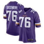 David Quessenberry Minnesota Vikings Nike Team Game Jersey -  Purple- 49Native