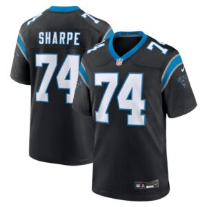 David Sharpe Carolina Panthers Nike Team Game Jersey -  Black- 49Native