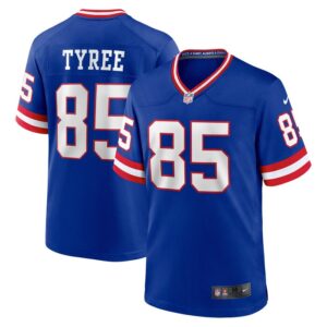 David Tyree New York Giants Nike Classic Retired Player Game Jersey - Royal- 49Native