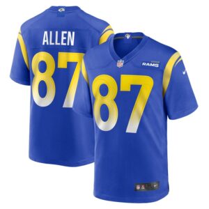 Davis Allen Los Angeles Rams Nike Home Game Jersey - Royal- 49Native