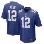 Davis Webb New York Giants Nike Game Player Jersey - Royal- 49Native