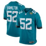 DaVon Hamilton Jacksonville Jaguars Nike Game Jersey - Teal- 49Native