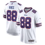 Dawson Knox Buffalo Bills Nike Away Game Player Jersey - White- 49Native