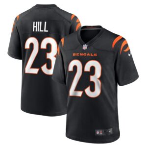 Daxton Hill Cincinnati Bengals Nike Player Game Jersey - Black- 49Native