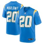 Dean Marlowe Los Angeles Chargers Nike Team Game Jersey -  Powder Blue- 49Native