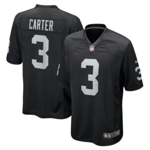 DeAndre Carter Las Vegas Raiders Nike Game Player Jersey - Black- 49Native