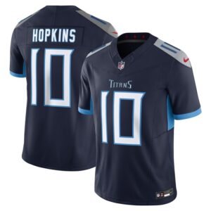 DeAndre Hopkins Tennessee Titans Nike Vapor F.U.S.E. Limited Jersey - Navy- 49Native
