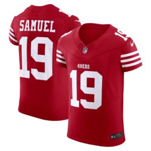 Deebo Samuel San Francisco 49ers Nike  Vapor F.U.S.E. Elite Jersey - Scarlet- 49Native