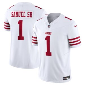 Deebo Samuel Sr San Francisco 49ers Nike Vapor F.U.S.E. Limited Jersey - White- 49Native