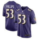 Del'Shawn Phillips Baltimore Ravens Nike Game Player Jersey - Purple- 49Native