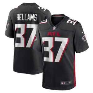 DeMarcco Hellams Atlanta Falcons Nike Team Game Jersey -  Black- 49Native