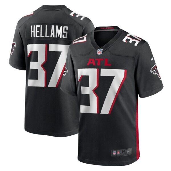 DeMarcco Hellams Atlanta Falcons Nike Team Game Jersey -  Black- 49Native