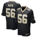 Demario Davis New Orleans Saints Nike Game Jersey - Black- 49Native