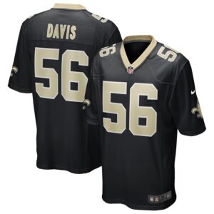 Demario Davis New Orleans Saints Nike Game Jersey - Black- 49Native