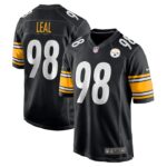 DeMarvin Leal Pittsburgh Steelers Nike Game Player Jersey - Black- 49Native