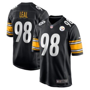 DeMarvin Leal Pittsburgh Steelers Nike Game Player Jersey - Black- 49Native