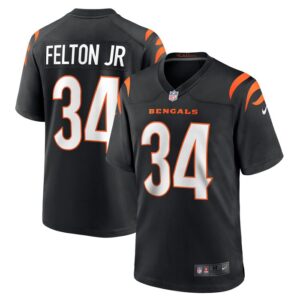 Demetric Felton Jr. Cincinnati Bengals Nike Team Game Jersey -  Black- 49Native