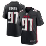Demone Harris Atlanta Falcons Nike  Game Jersey -  Black- 49Native