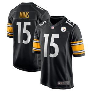 Denzel Mims Pittsburgh Steelers Nike  Game Jersey -  Black- 49Native