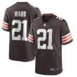 Denzel Ward Cleveland Browns Nike Player Game Jersey - Brown- 49Native