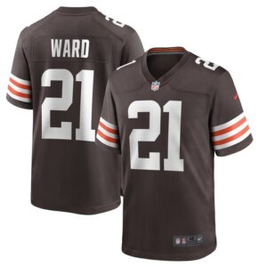 Denzel Ward Cleveland Browns Nike Player Game Jersey - Brown- 49Native
