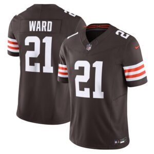 Denzel Ward Cleveland Browns Nike Vapor F.U.S.E. Limited Jersey - Brown- 49Native