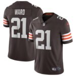 Denzel Ward Cleveland Browns Nike Vapor Limited Jersey - Brown- 49Native