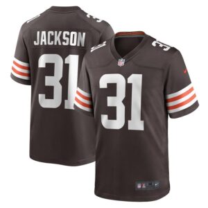 Deon Jackson Cleveland Browns Nike  Game Jersey -  Brown- 49Native