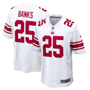 Deonte Banks New York Giants Nike  Game Jersey -  White- 49Native