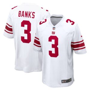 Deonte Banks New York Giants Nike  Game Jersey -  White- 49Native