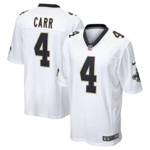 Derek Carr New Orleans Saints Nike Game Player Jersey - White- 49Native