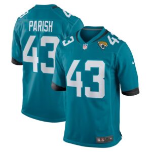 Derek Parish Jacksonville Jaguars Nike  Game Jersey -  Teal- 49Native