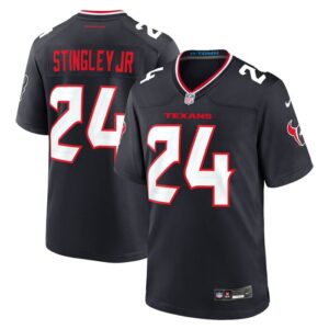 Derek Stingley Jr. Houston Texans Nike Game Jersey - Navy- 49Native