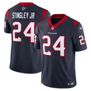 Derek Stingley Jr. Houston Texans Nike Vapor F.U.S.E. Limited Jersey - Navy- 49Native