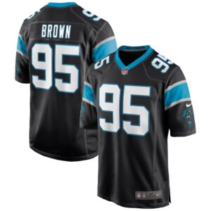 Derrick Brown Carolina Panthers Nike Player Game Jersey - Black- 49Native
