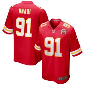 Derrick Nnadi Kansas City Chiefs Nike Game Jersey - Red- 49Native