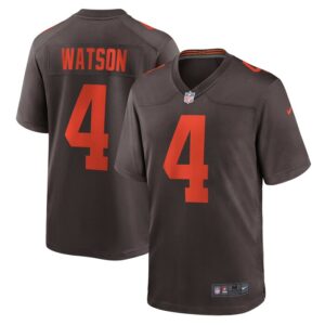 Deshaun Watson Cleveland Browns Nike Alternate Game Jersey - Brown- 49Native