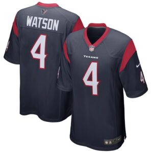 Deshaun Watson Houston Texans Nike Game Jersey - Navy- 49Native