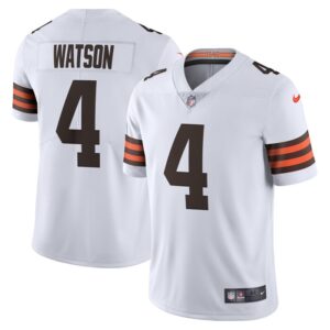 Deshaun Watson Cleveland Browns Nike 2020 Vapor Limited Jersey - White- 49Native