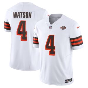 Deshaun Watson Cleveland Browns Nike Vapor F.U.S.E. Limited Jersey - White- 49Native