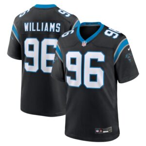 DeShawn Williams Carolina Panthers Nike Game Player Jersey - Black- 49Native