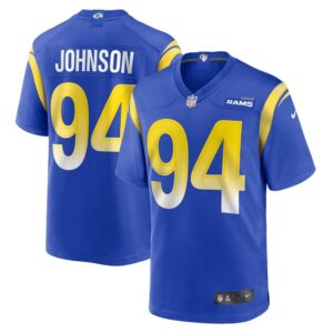 Desjuan Johnson Los Angeles Rams Nike Home Game Jersey - Royal- 49Native