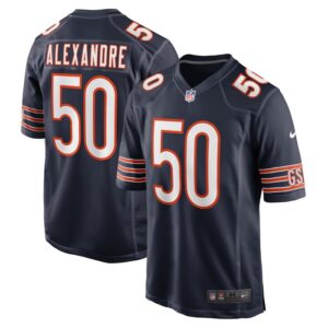 Deslin Alexandre Chicago Bears Nike Team Game Jersey -  Navy- 49Native