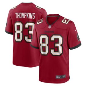 Deven Thompkins Tampa Bay Buccaneers Nike Game Player Jersey - Red- 49Native
