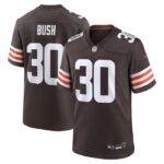 Devin Bush Cleveland Browns Nike  Game Jersey -  Brown- 49Native
